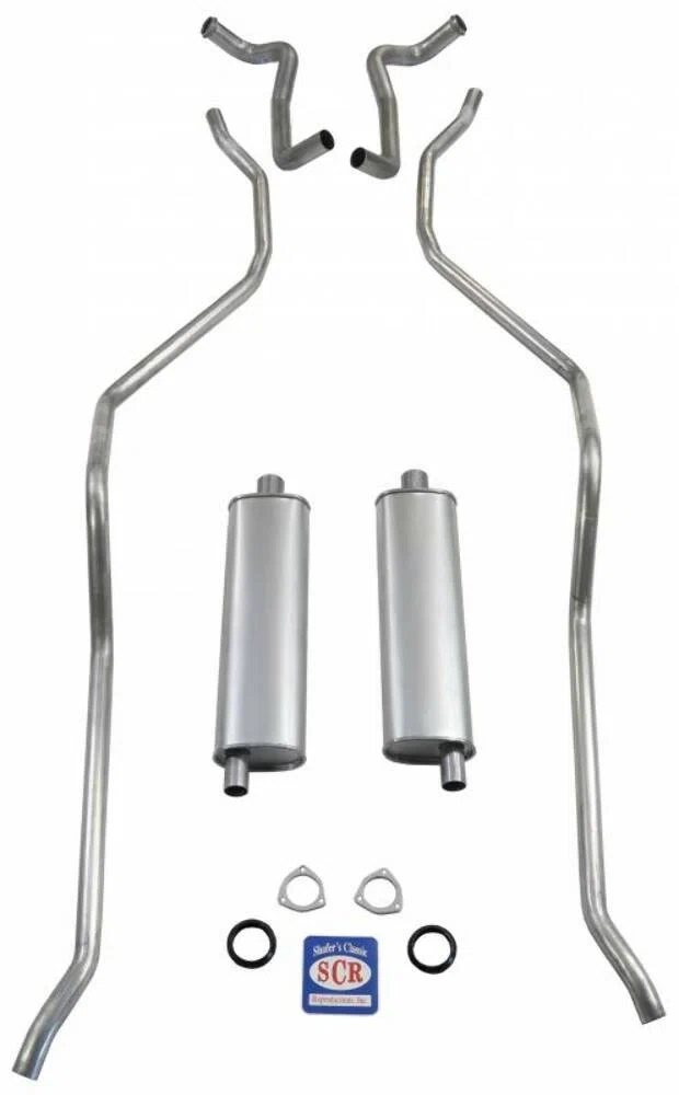 Fits 1959 El Camino Exhaust System 348 Hi-Perf. with 2-1_2_ Dual Exhaust 73072